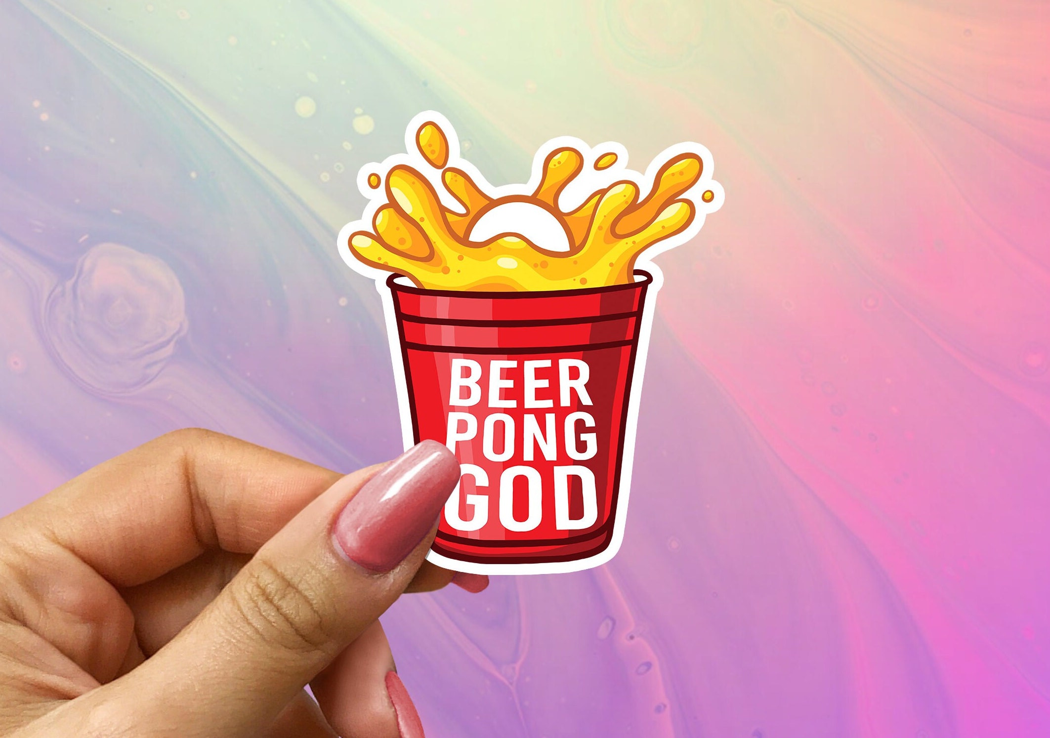 Beer Pong Tisch - Tisch Beer Pong God Pong - ORIGINAL CUP