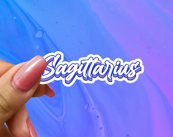 Sagittarius Zodiac Sticker: Celestial Astrology Decal