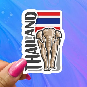 Thailand Sticker, Thai Vacation Decal