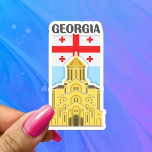 Georgia Travel Sticker, Georgia Vacation Decal