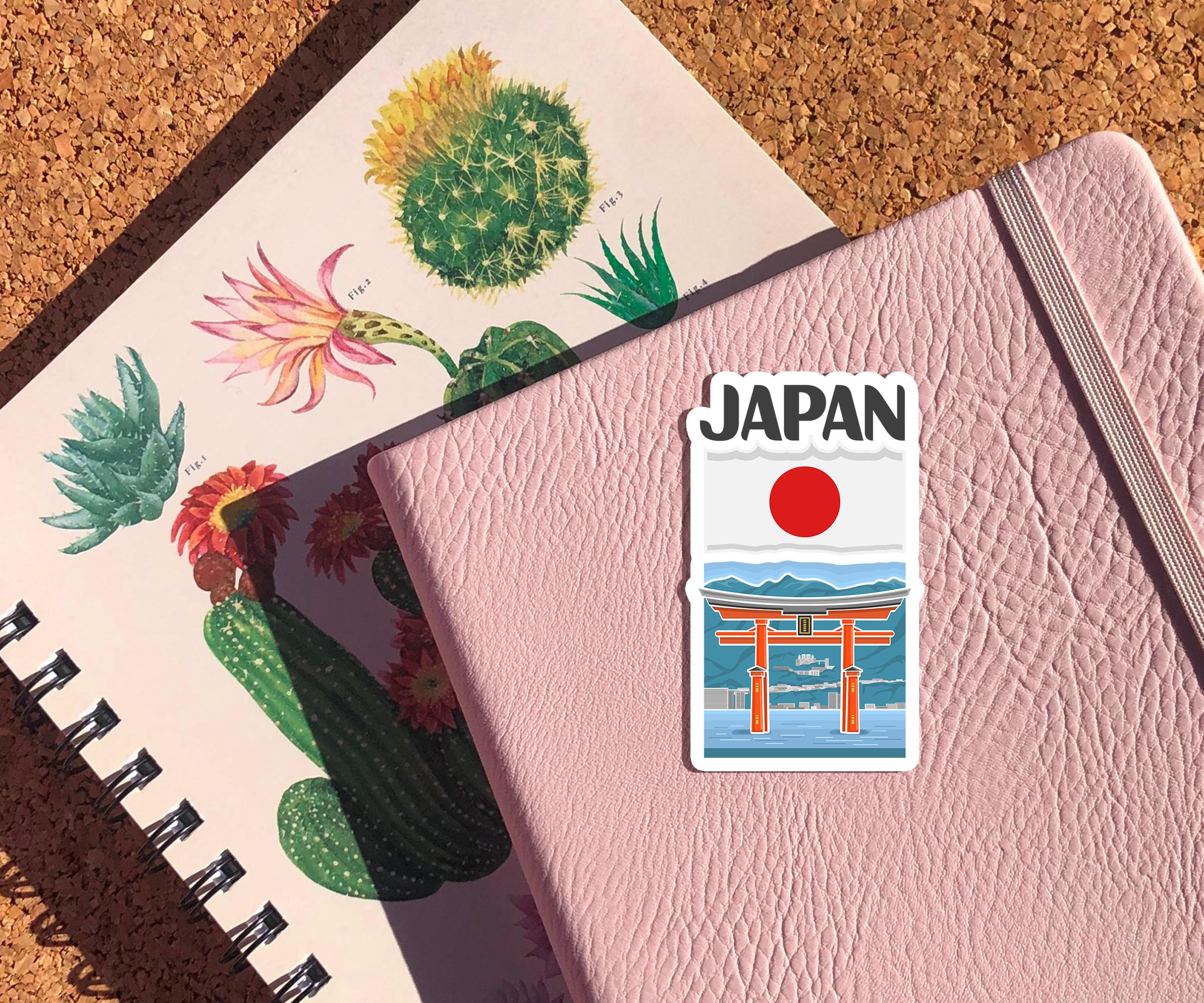 Japan Travel Sticker, Japanese Vacation Decal - Etsy
