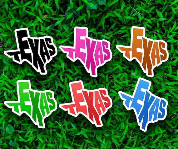 Texas State Sticker: Waterproof Gloss Vinyl Decal