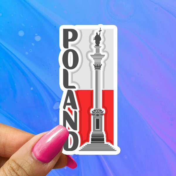 Poland Travel Sticker, Polish Vacation Decal