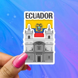 Ecuador Travel Sticker, Ecuador Vacation Decal