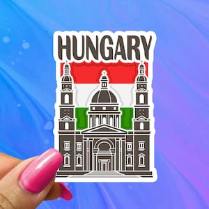 Hungary Travel Sticker, Hungary Vacation Decal