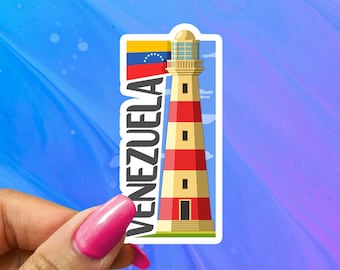 Venezuela Travel Sticker, Venezuelan Vacation Decal