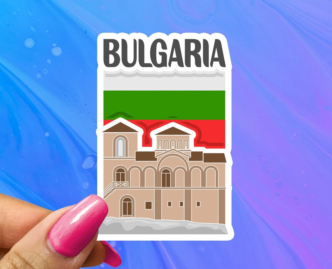 Bulgaria Travel Sticker, Bulgaria Vacation Decal - Etsy