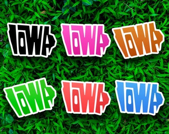Iowa State Sticker: Waterproof Gloss Vinyl Decal