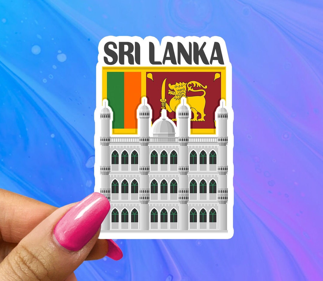 Sri Lanka Sticker Sri Lanka Vacation Decal Etsy
