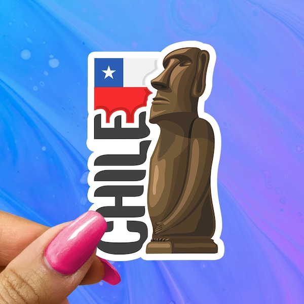 Chile Travel Sticker, Chile Vacation Decal