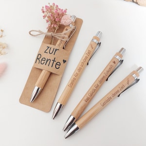 Rente Kugelschreiber mit Geschenkverpackung | Gravur | Ruhestand Geschenk