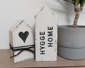 Wooden Houses Hygge Home - Decoration Set