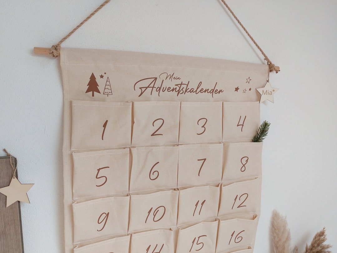 Large Advent Calendar to Fill Advent Calendar Children Etsy Large Advent Calendar to Fill Advent Calendar Children Etsy