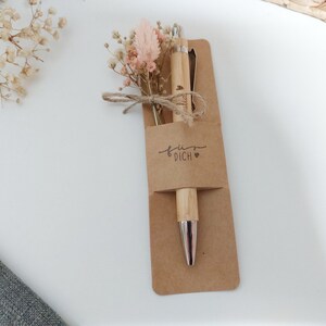 Ballpoint pen personalized with gift packaging Engraving Bamboo Gift idea image 4