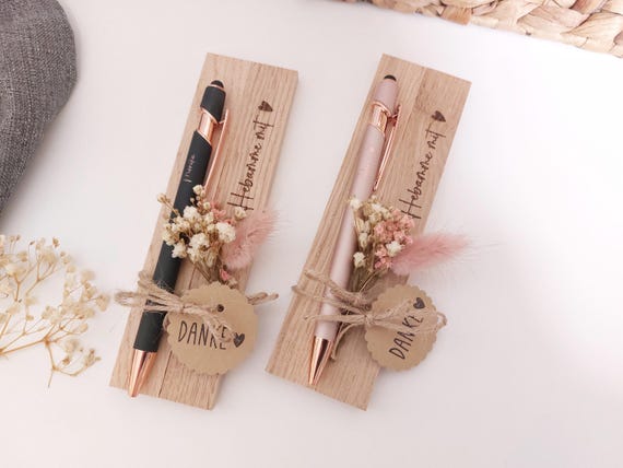 Hebamme Geschenk - Personalisierter Kugelschreiber, Gravur mit Name, Danke Hebamme Set, Geschenkidee Geburt