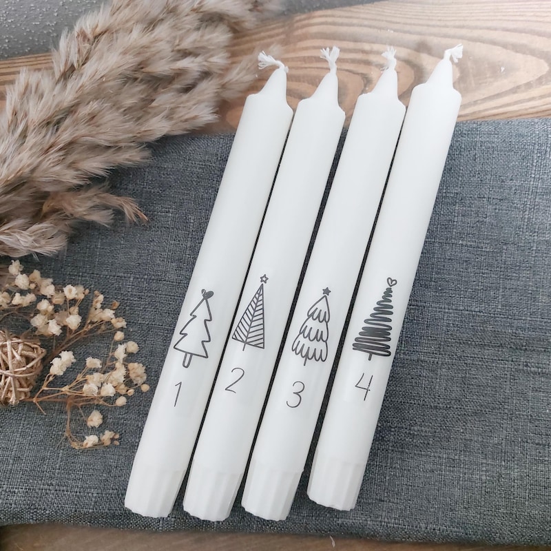 Adventskerzen 4er Set