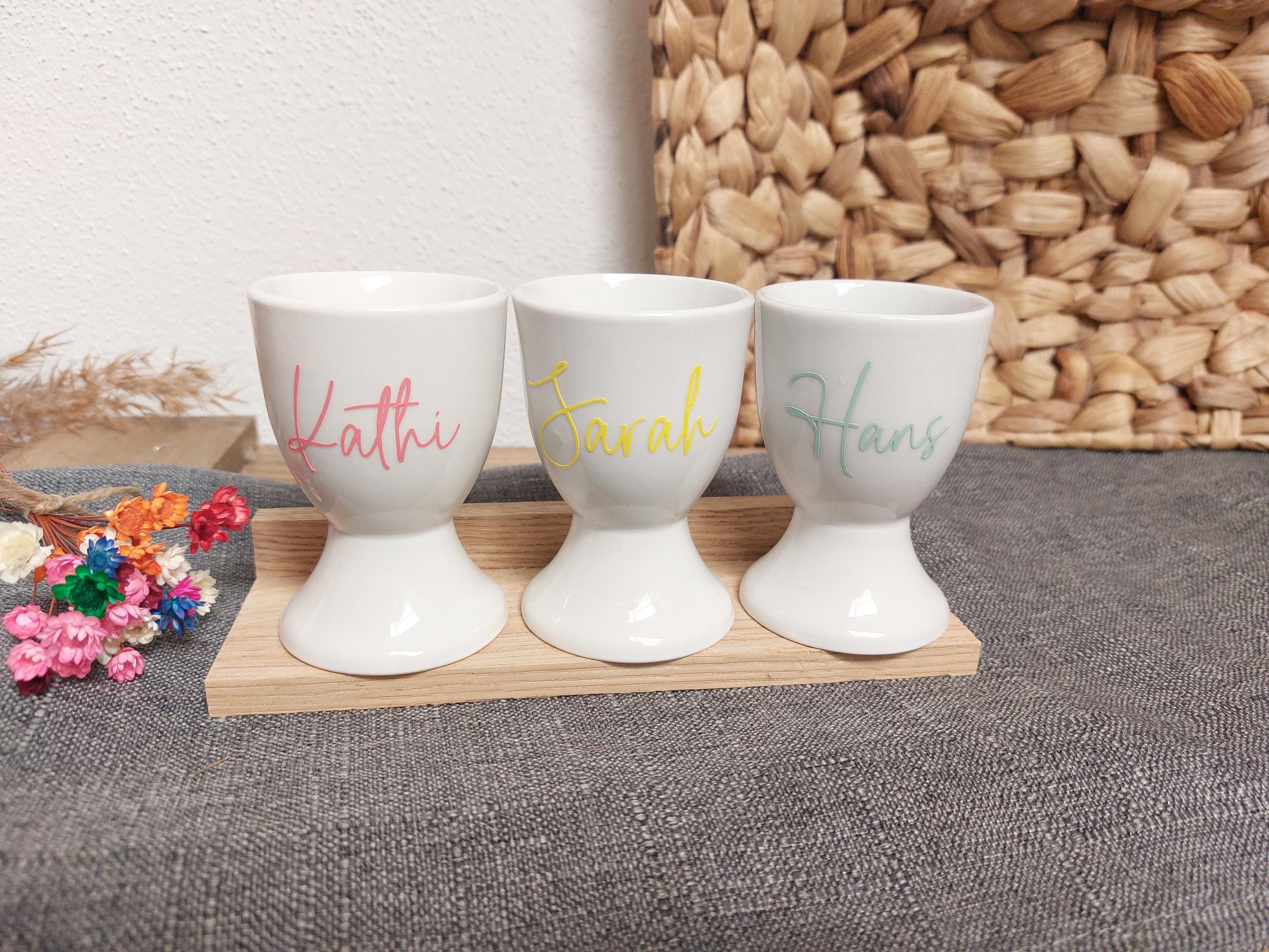 Bunte eierbecher