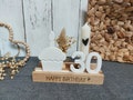 Birthday gift | Wooden table stand | Birthday candle | Round birthday | Table decoration