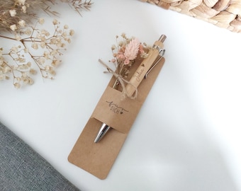 Personalized ballpoint pen with gift packaging | Engraving | Bamboo | Gift idea