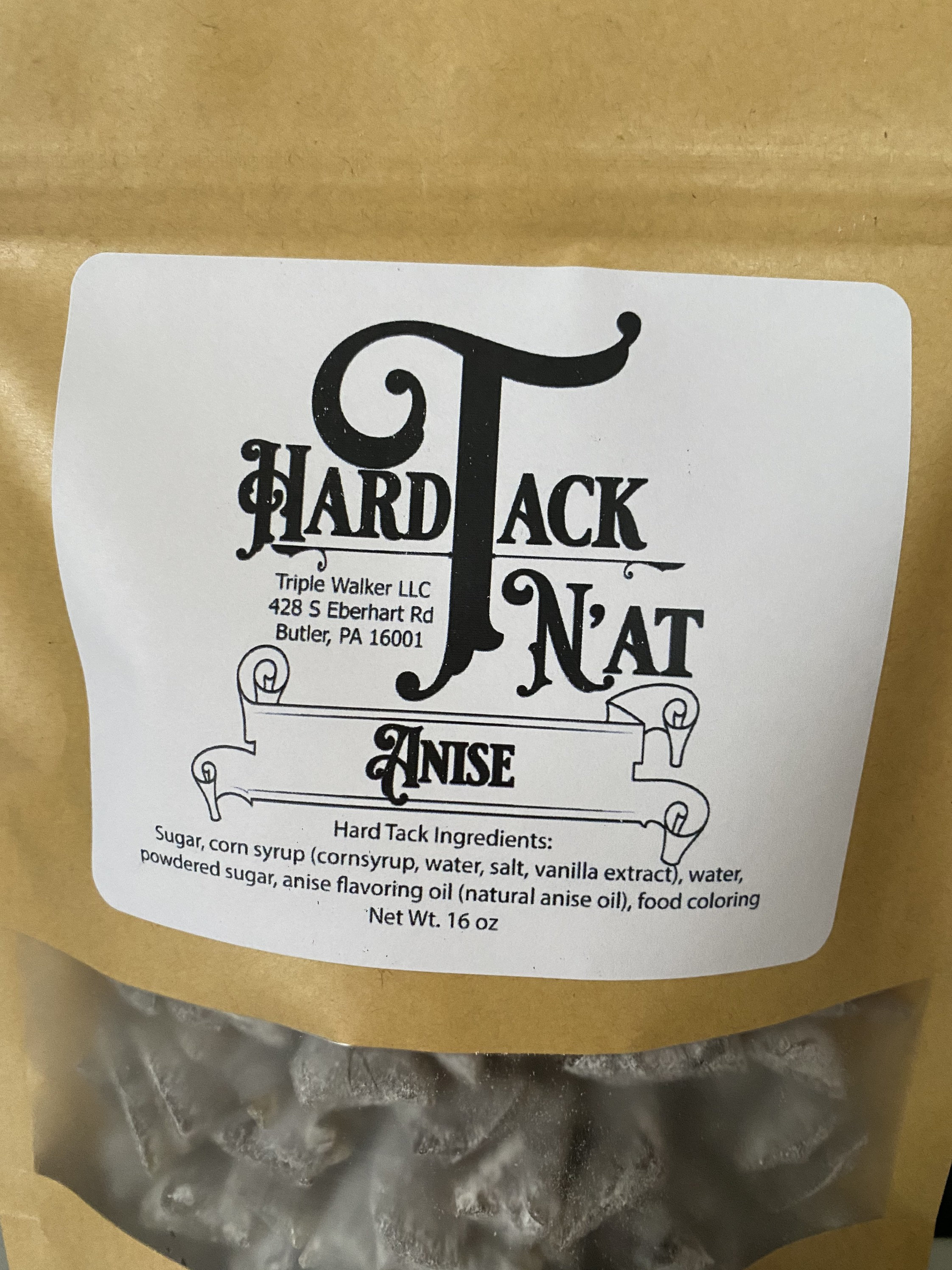 Anise Hard Tack Candy Black Licorice Rock candy Old Etsy