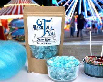Cotton Candy Hard Tack: Old-Fashioned Handmade Glass Candy