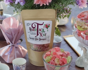 Mother's Day Bouquet Hard Tack Candy, Old Fashioned, Homemade, Rock Candy, Glass Candy, Wife Gift