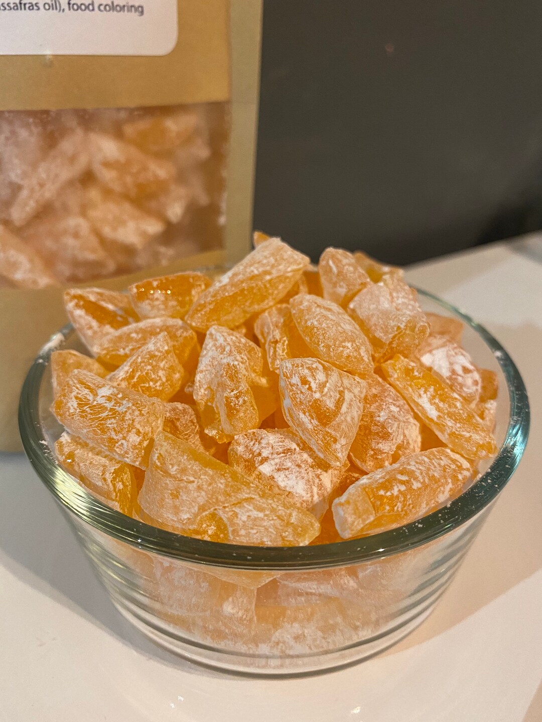 Ginger Hard Tack Candy Rock Candy Oldfashioned Homemade Etsy