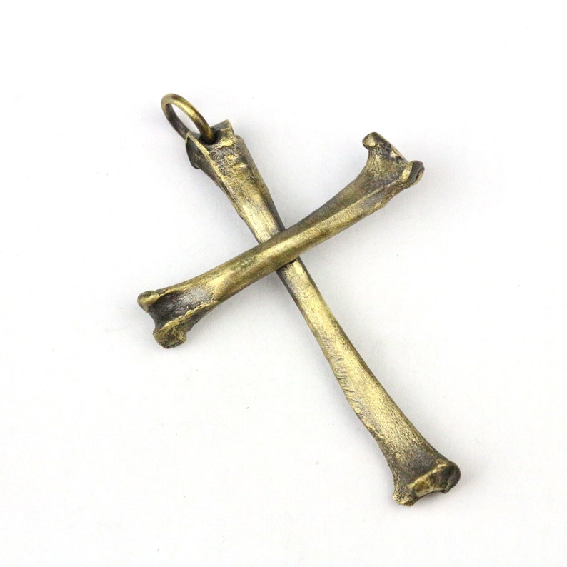 bone cross pendant Withered Bone Cross Pendant Handmade art gothic cross Bone dagger pendant vampire slayer cross crucifix goth necklace