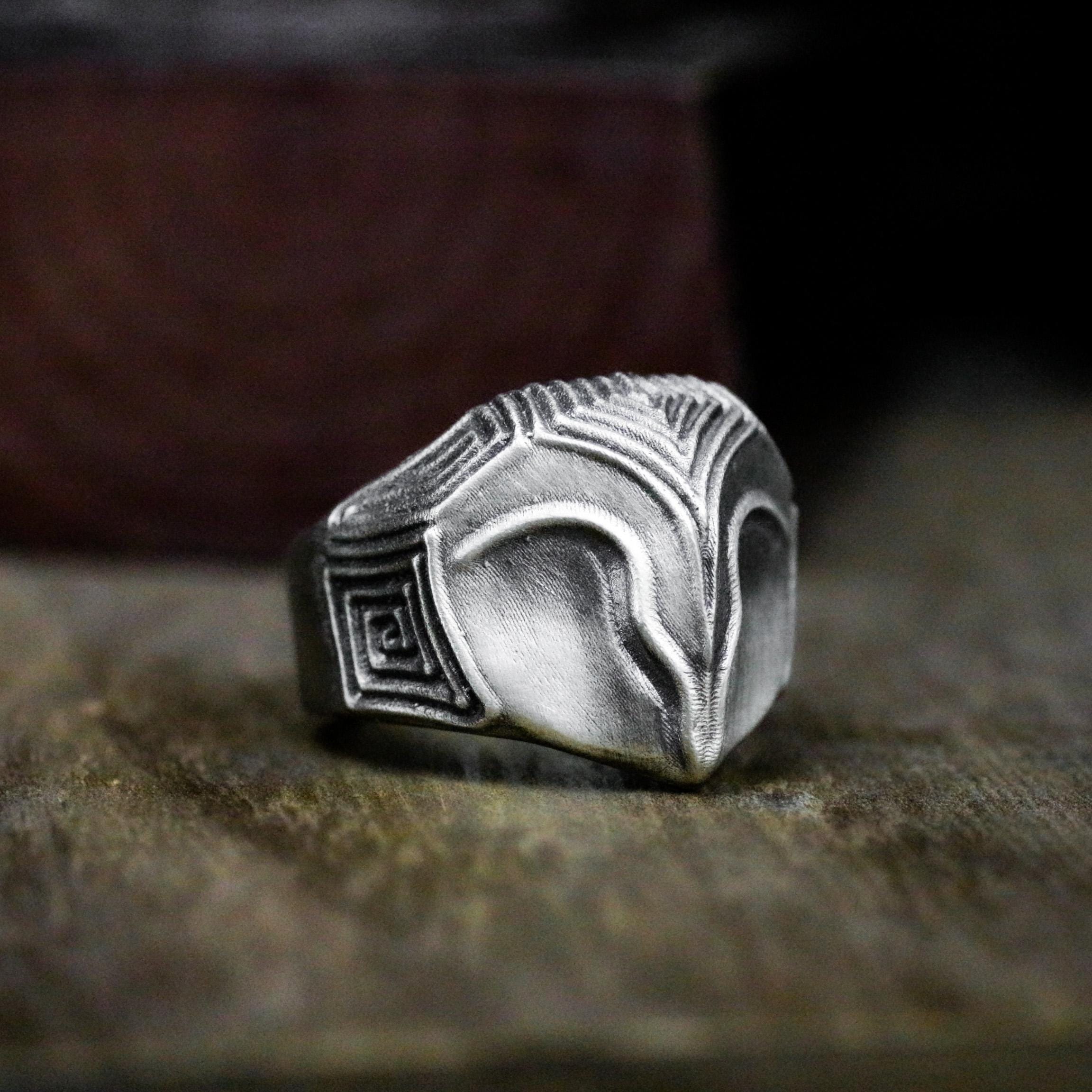 Owl Totem 925 Sterling Silver Ring: Gothic Viking Celtic Jewelry