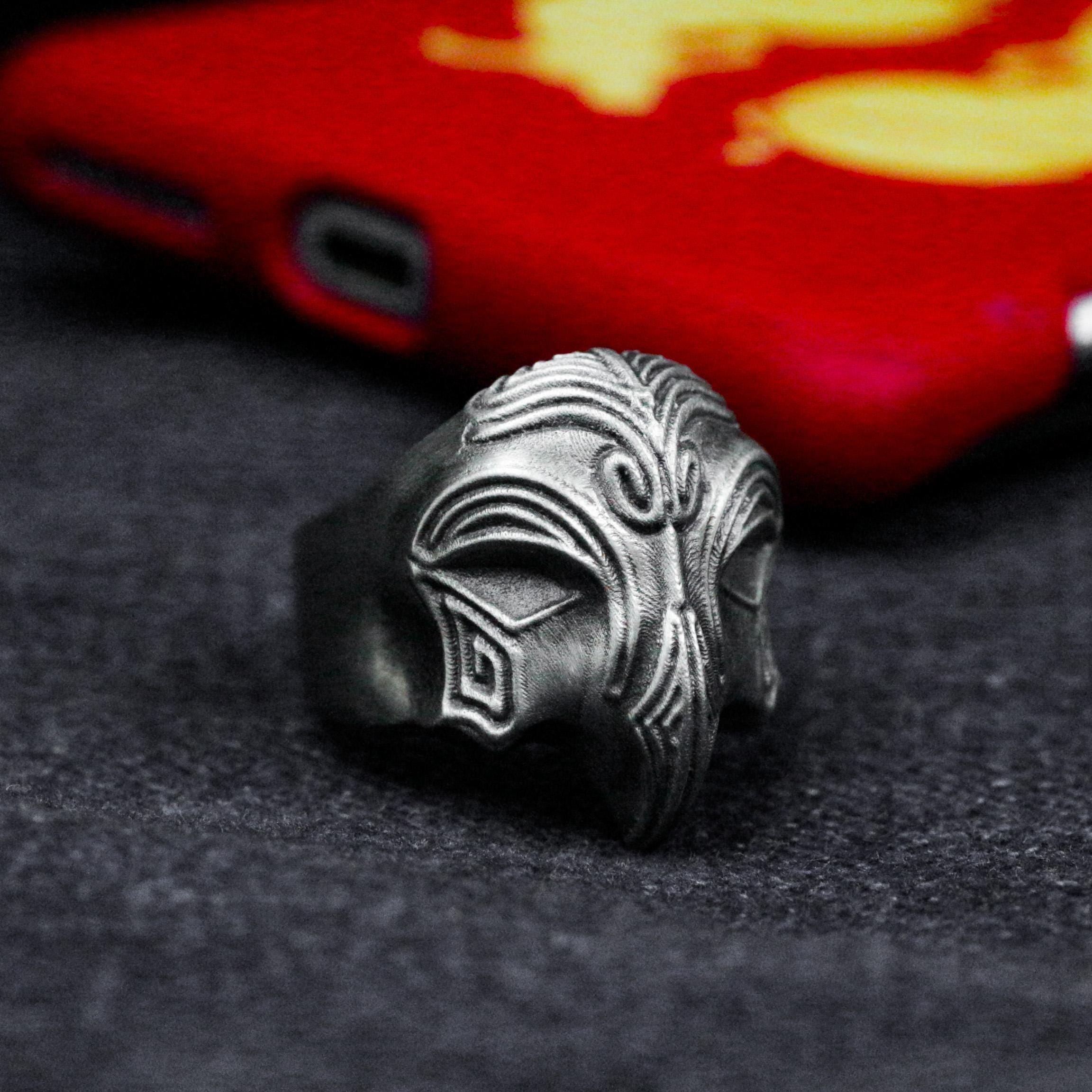 Owl Totem 925 Sterling Silver Ring - Gothic Viking Celtic Jewelry