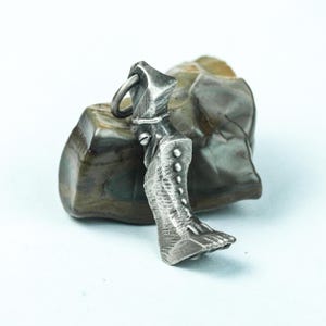 Foot Pendant/Foot Necklace/Foot Jewelry/Anklet/Personalized Prosthetic Necklace/Steel Mechanical Foot Necklace