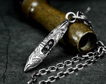 Pendentif En Argent 925 TOTEM - Bijou Argent Massif, Style Symbolique, Fabrication Italienne, Neuf Avec étiquettes