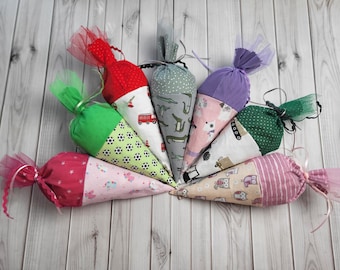 Mini-Mini Schultüte, Geschwisterschultüte, Geschenktüte zur Einschulung