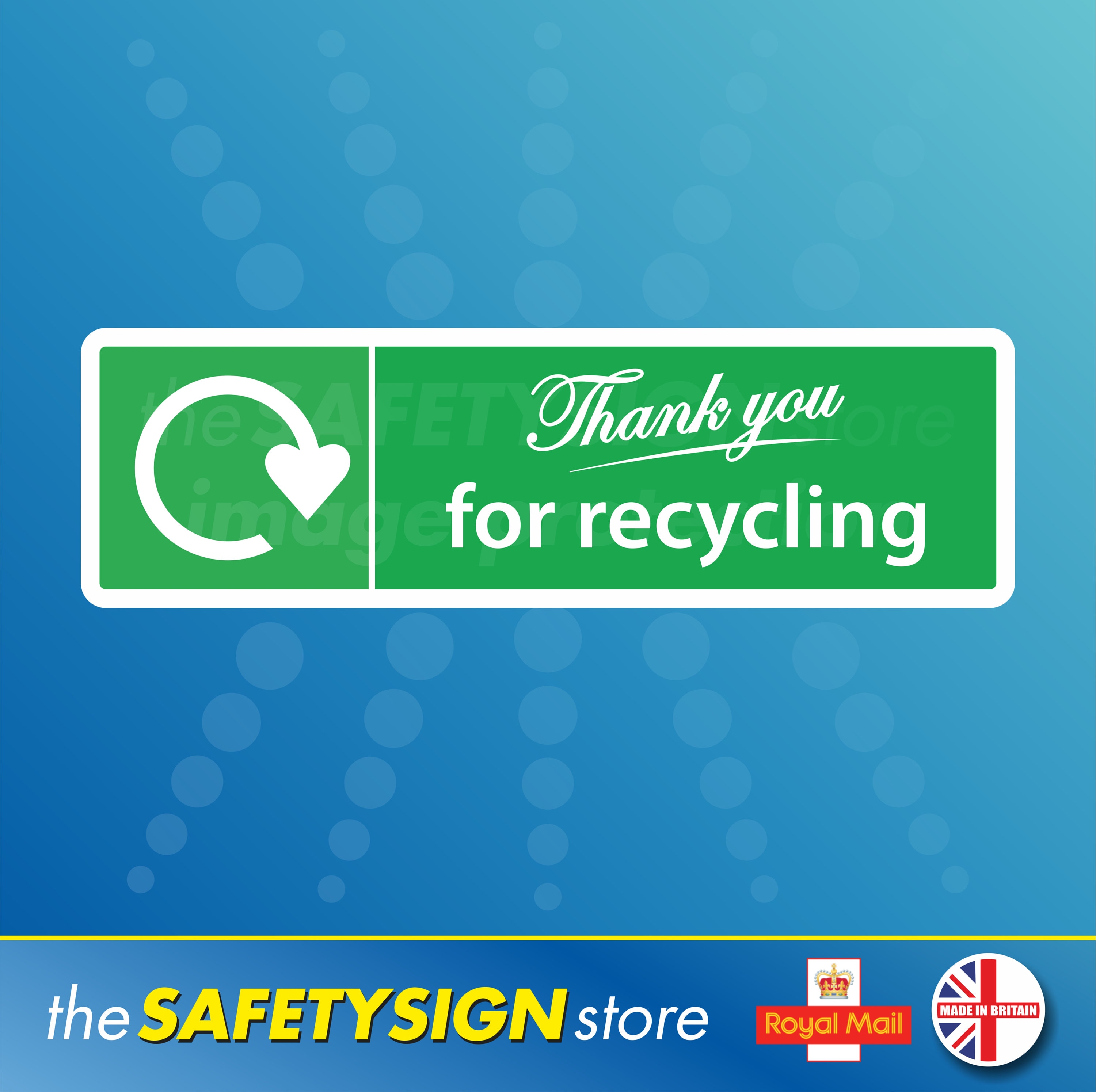 Recycling Stickers General Waste Thank You for Recycling Cardboard ...