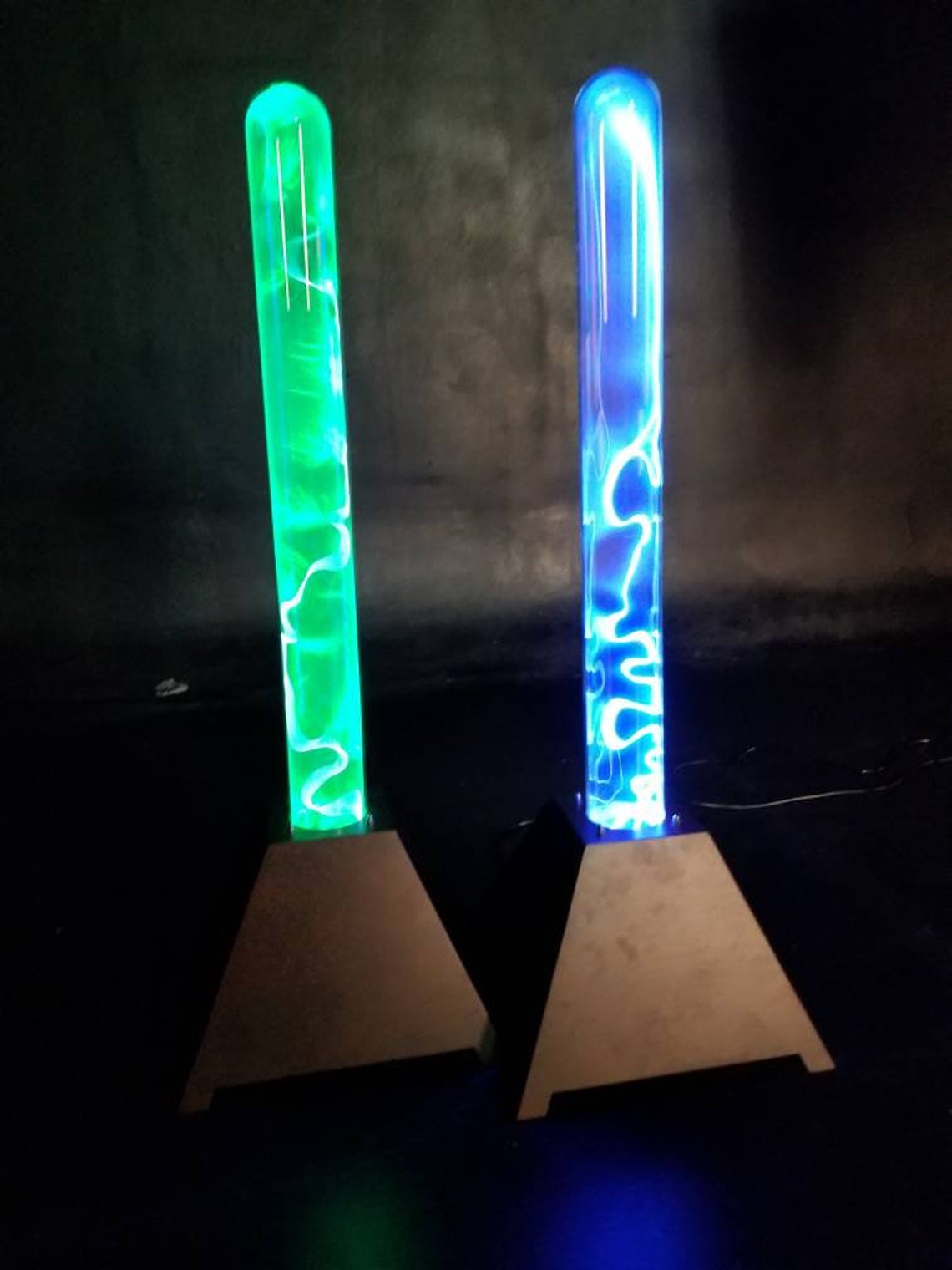 Plasma Light Tube Lamp With Builtin Tesla Coilbased Power Etsy