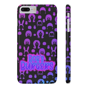 Phone Case, Bob&#39;s Burgers, Funny Cartoon Character Tough Phone Cover, Protective Tech Accessories, Gift for Teens, Unique Cellphone Shell