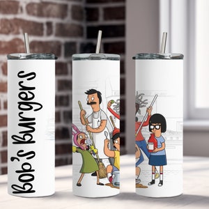 PNG Bob&#39;s burgers sublimation digital tumbler