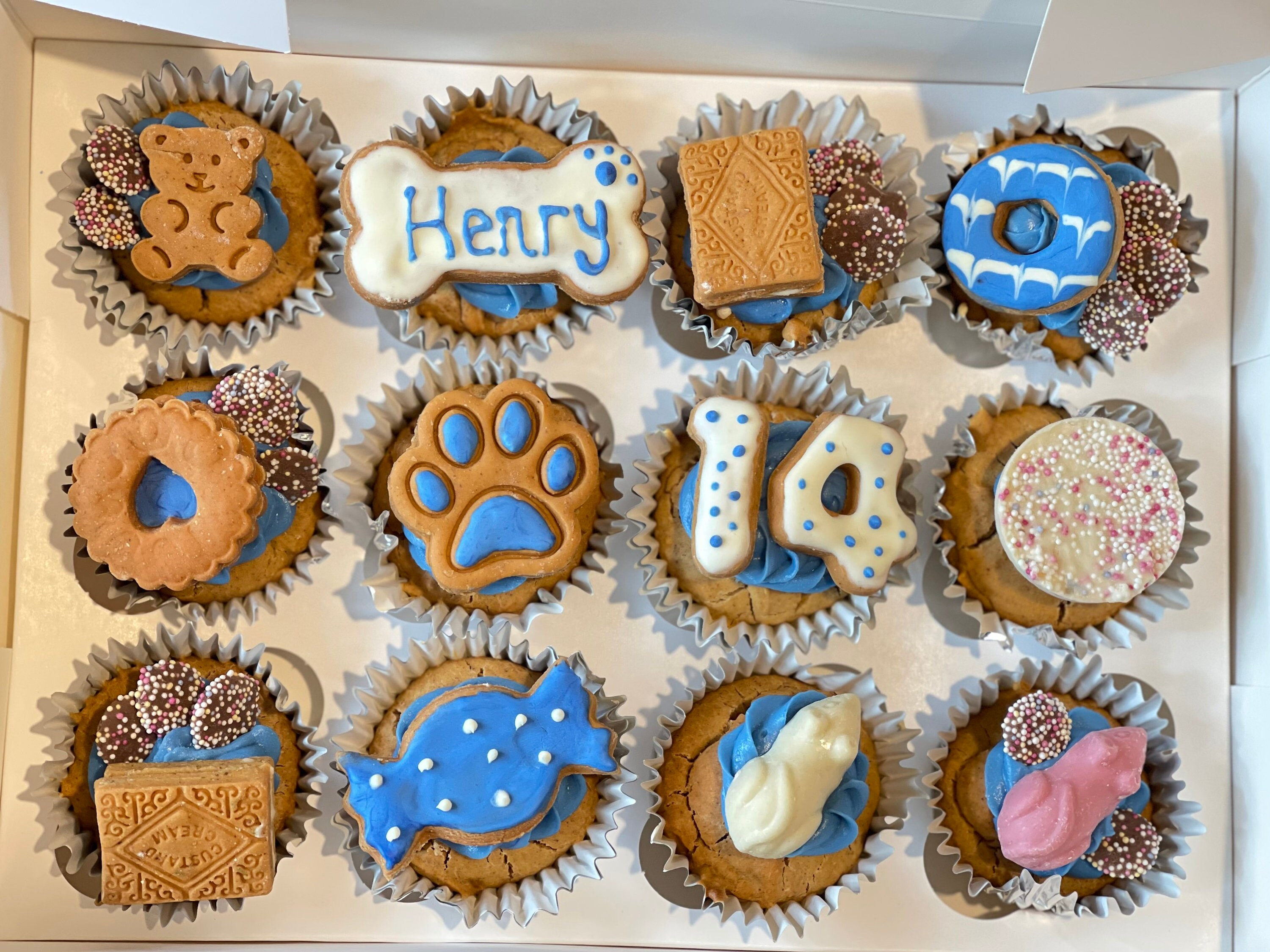 Husky dog best sale cupcakes