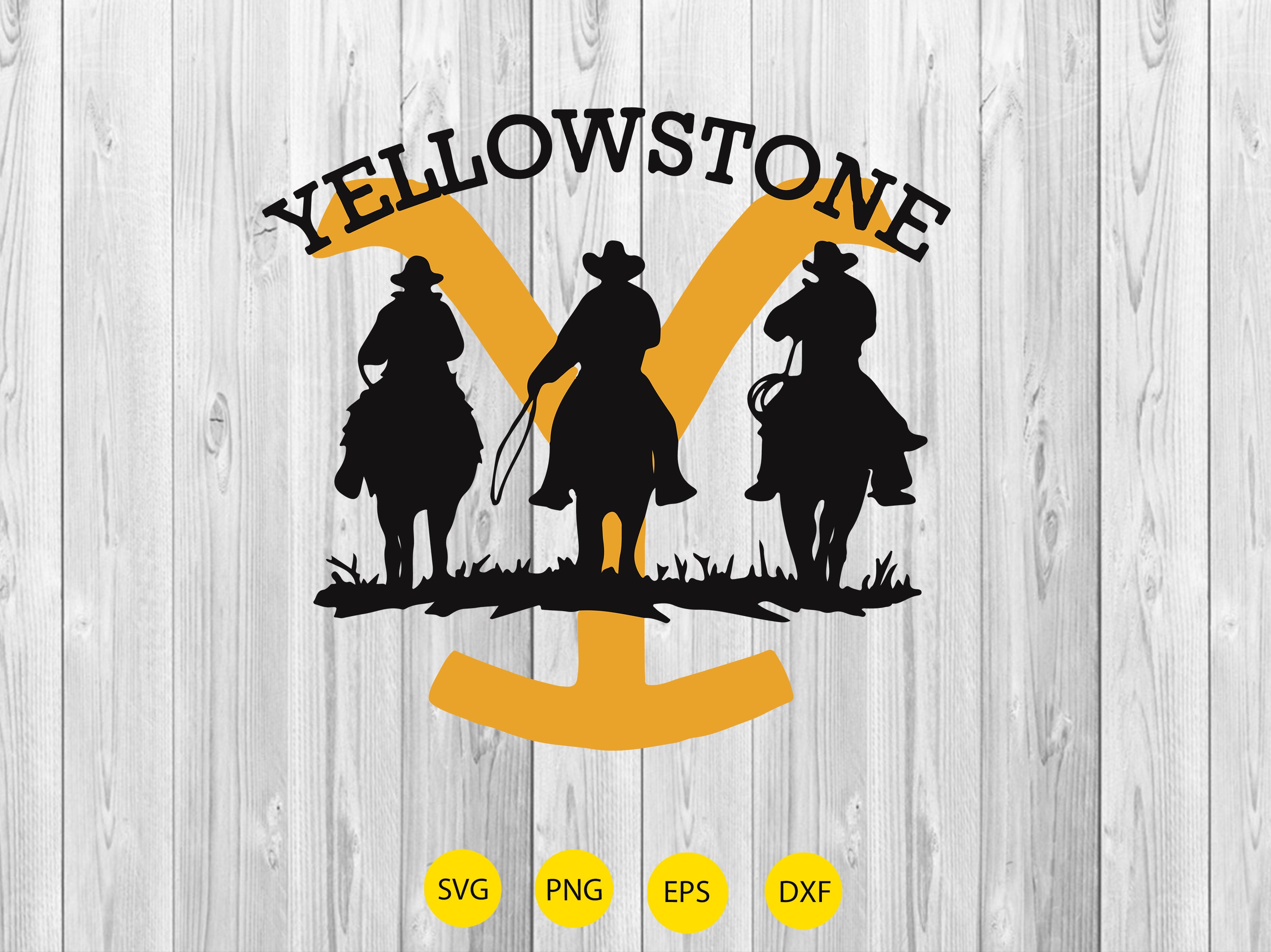 Yellowstone Svg Dutton Ranch Svg Silhouette Svg Yellowstone Etsy | My ...