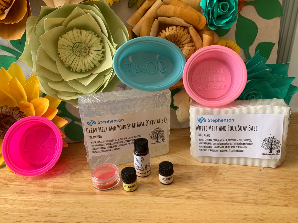 DIY Soap Making Kit Melt and pour Etsy