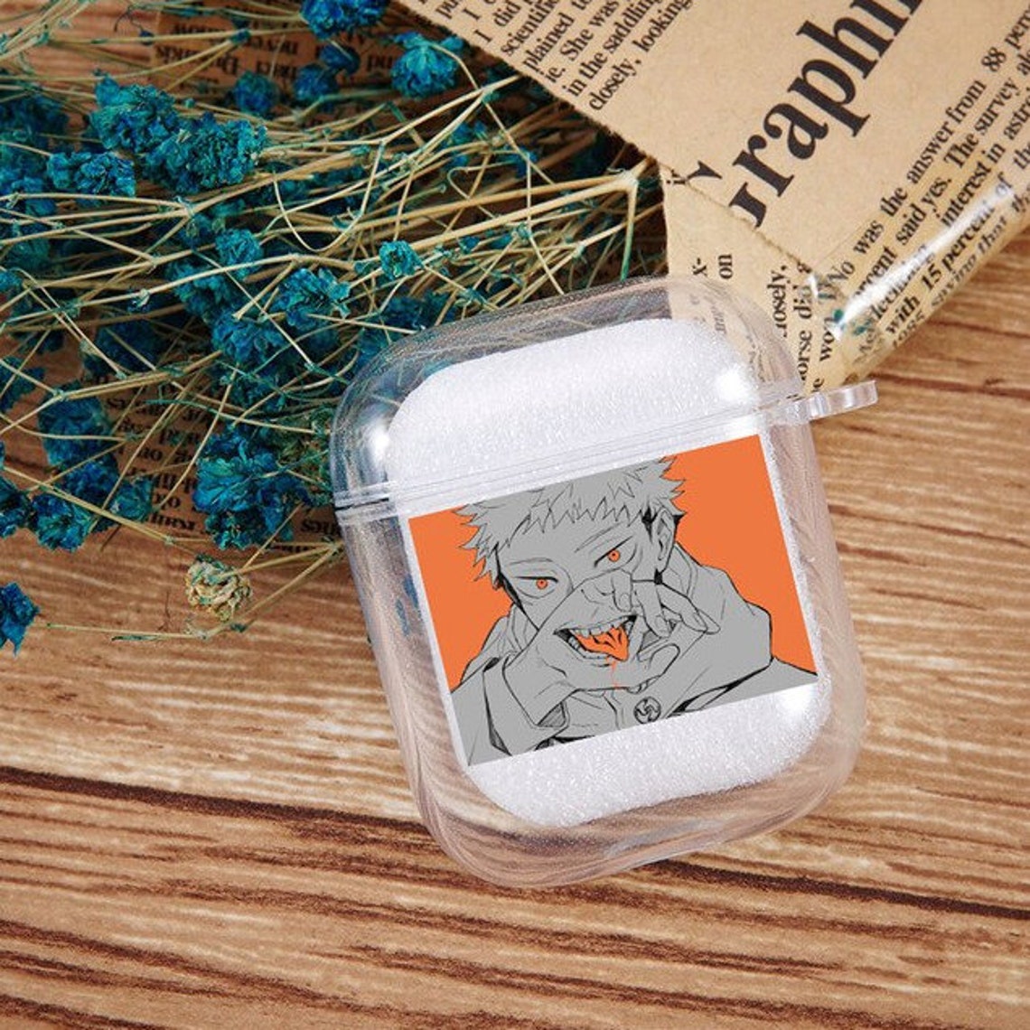Jujutsu Kaisen Airpod Case Japan Animation Anime Jujutsu Etsy