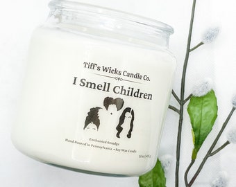 I Smell Children Candle Hocus Pocus Candle Halloween Candle Spooky Scented Candle