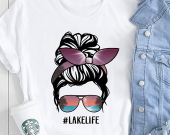 Free Free Messy Bun Lake Life Svg 345 SVG PNG EPS DXF File
