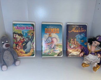 ¡Cintas de películas VHS clásicas de Disney!