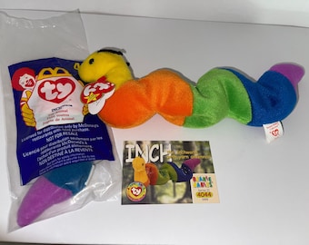 Auténtico, jubilado, Ty Beanie Baby - ¡Inch! ¡Con el Ty Beanie Baby de McDonald's!