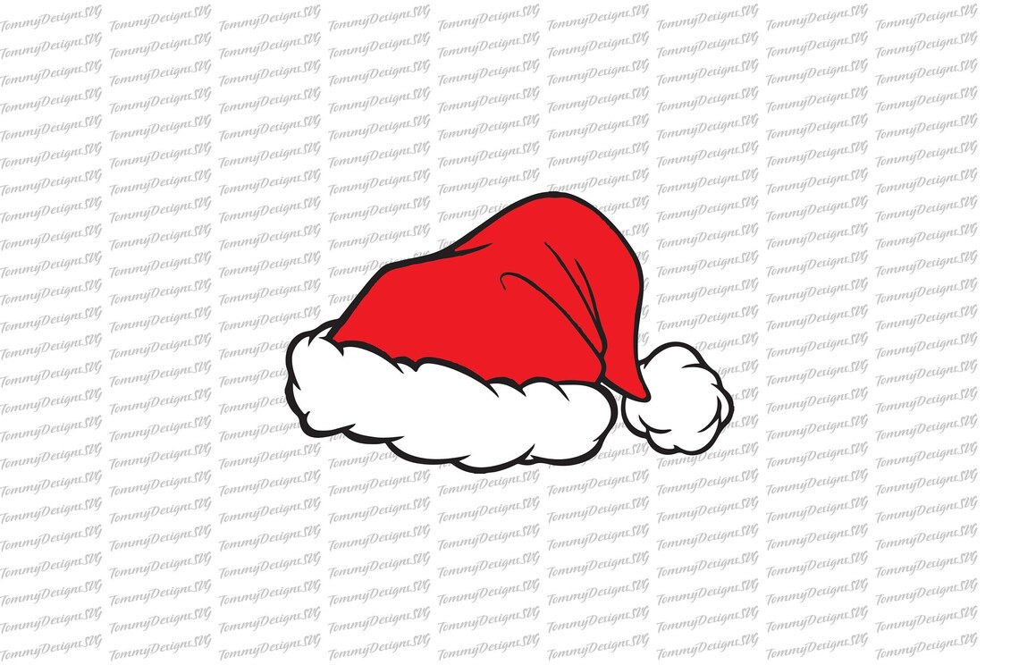Santa Hat SVG Santa PNG Santa Hat Cut File Santa Hat | Etsy