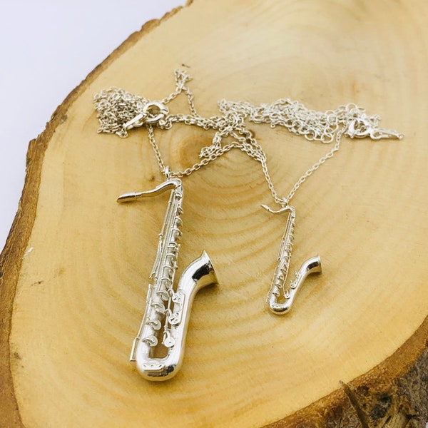Saxophone Necklace Etsy