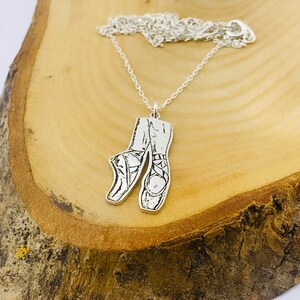 925 Sterling Silver, 3 Different Desing Ballet / Ballerina Shoes, Toeshoe Necklaces, Silver Gift for Ballerina and Danseur