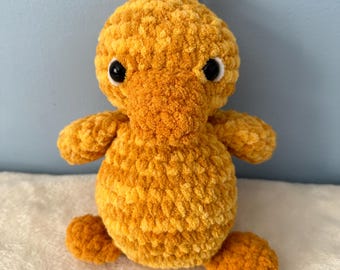 Handmade Crochet Sunny Duckling | Amigurumi Plush Stuffed Animal Toy