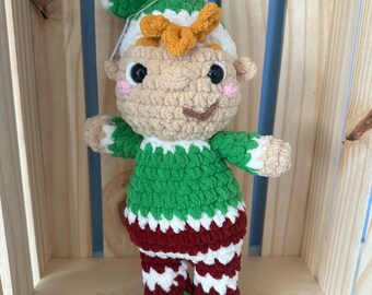 Handmade Crochet Elves | Amigurumi Plush Stuffed Holiday Christmas Toy